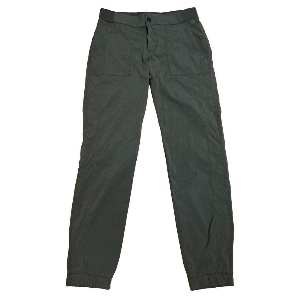 Athleta Trekkie North Jogger Outdoor Hiking Green Pants Pockets Size 8 Tall